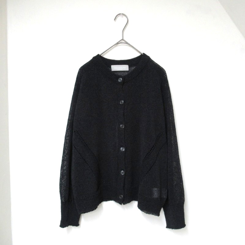 Audrey and John Wad  和紙混カーディガン /BK190 【日本製】